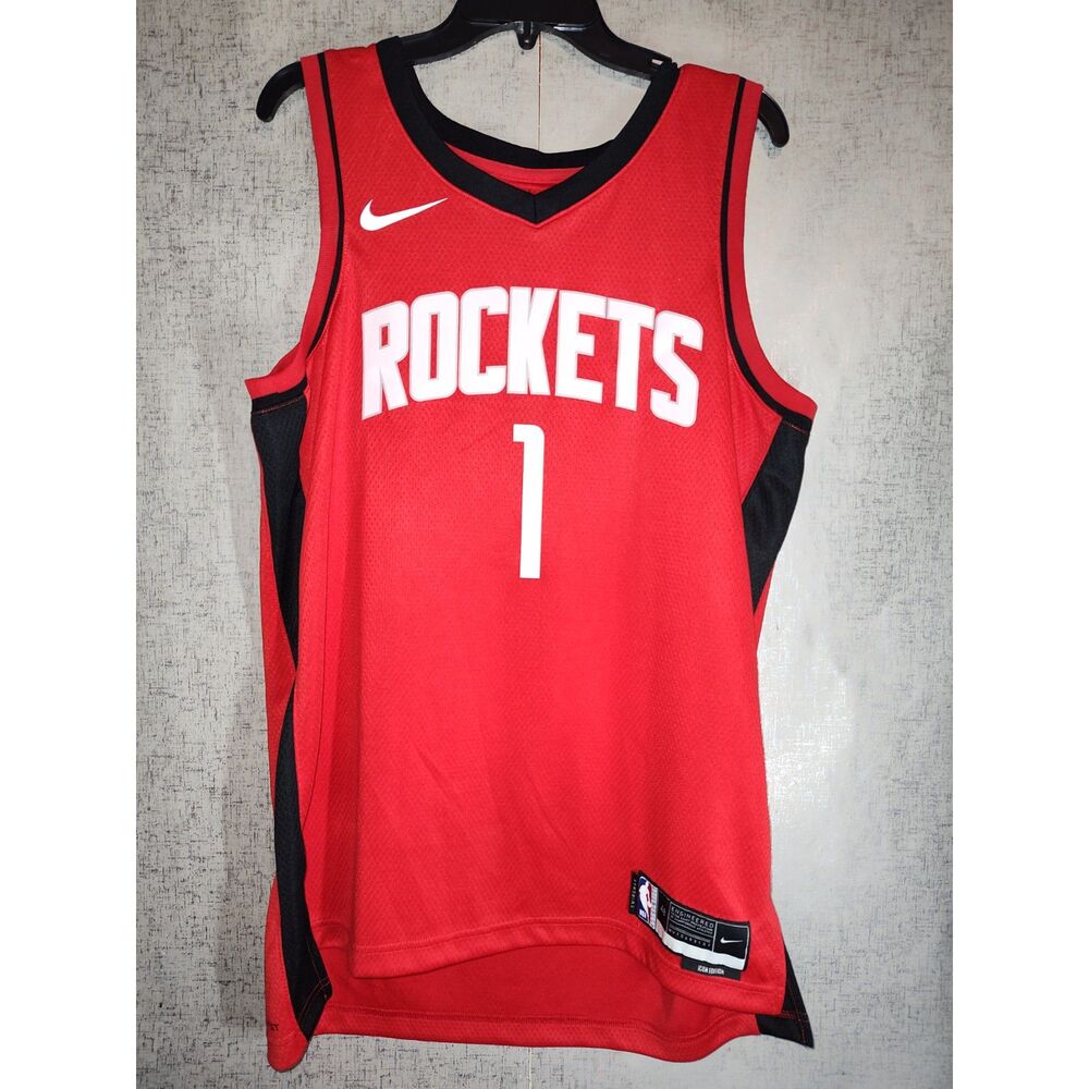 Nike Houston Rockets Amen Thompson #1 Icon Edition Swingman jersey Sz L NWT